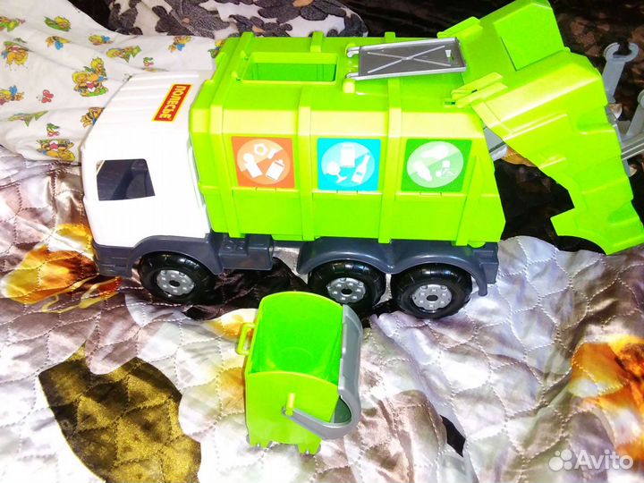 Игрушка мусоровоз (полесье)