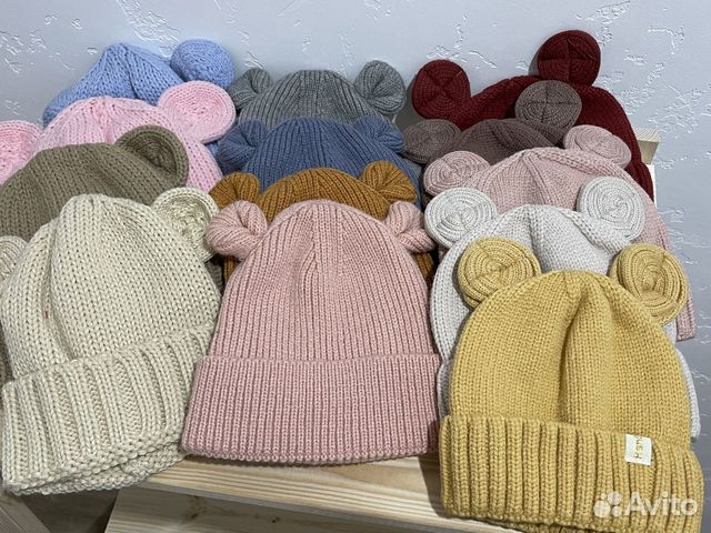Детские шапки с ушками