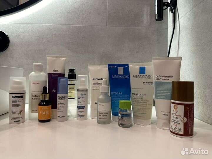 Косметика пакетом uriage effaclar ordinary