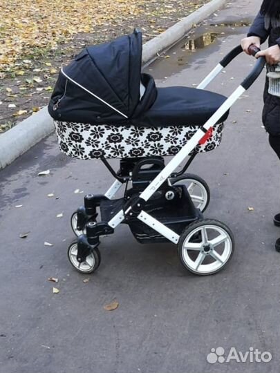 Коляска 2 в 1 hartan vip xl черная