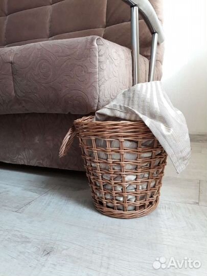Плетеная корзина для хранения