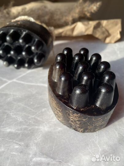 Мыло с люфой ручной работы