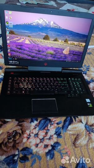Ноутбук hp omen i7 8750h, gtx 1070 8gb