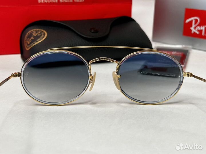 Солнцезащитные очки Ray-Ban Oval Double RB3847N