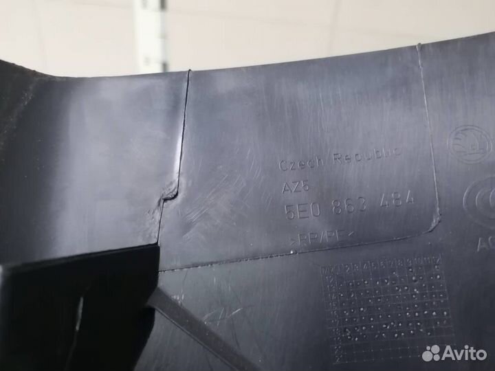 Накладка порога внутренняя Skoda Octavia A7 2013