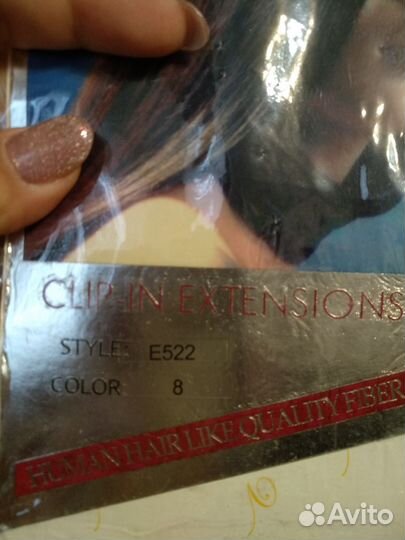 Волосы на заколках 50см искусственные