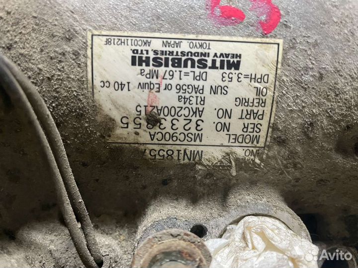 Компрессор кондиционера lancer 9 2.0 4g63