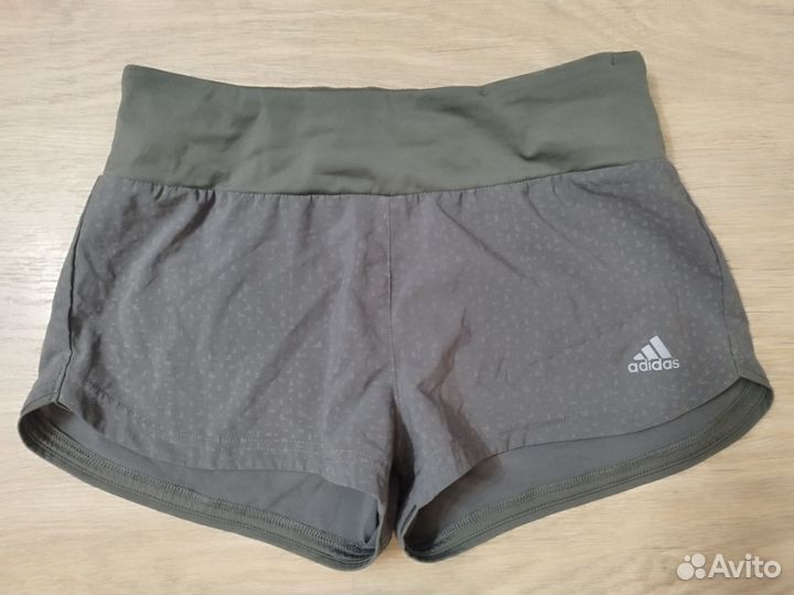 Легкие двойные шорты Adidas оригинал 42