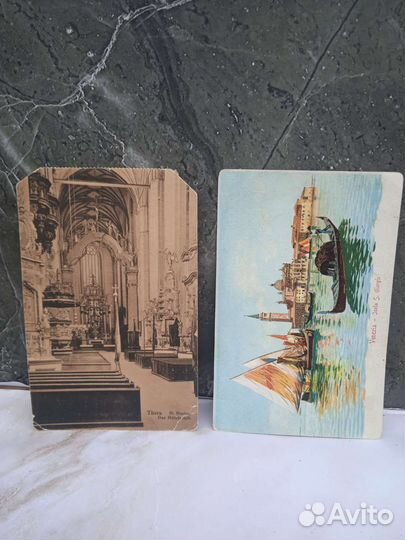 Старинные почтовые карточки и письма, царизм, СССР