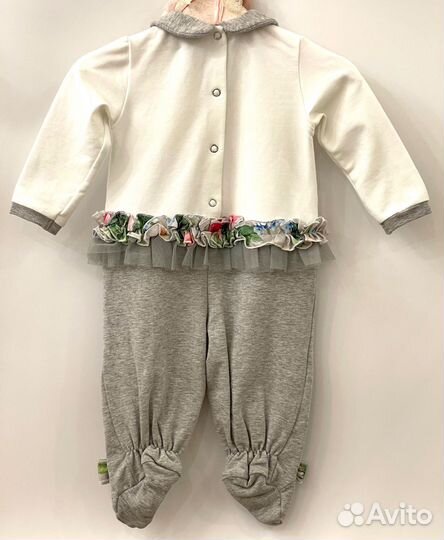 Комбинезон слип для девочки 6 мес Monalisa