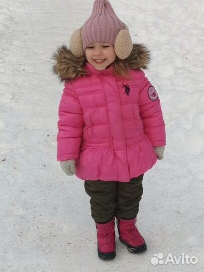 Куртка для девочки 104 US Polo демисезон
