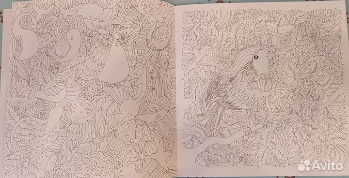 Книга раскраска-антистресс