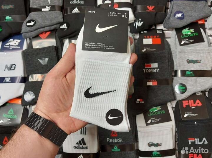 Носки Nike Adidas Puma Reebok