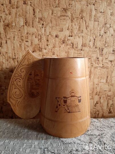 Кружка деревянная Вятка СССР