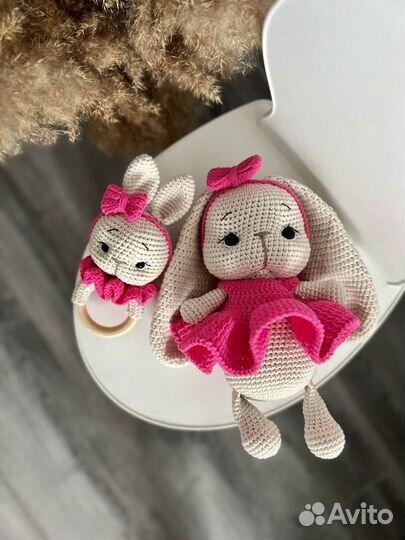 Вязаные игрушки ручной работы