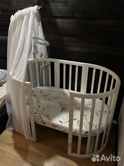 Кроватка трансформер ellipsebed