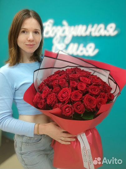 Букет из роз 31, 51, 101, 151 Букет гигант