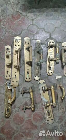 Дверные ручки старинные