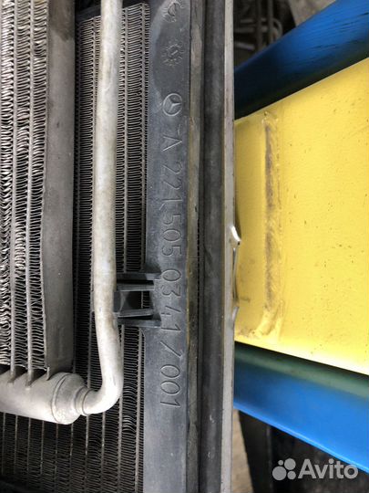 Кассета радиаторов Mercedes CL63 c216 w216