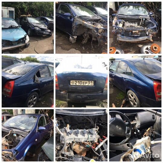 Ниссан Примера 1.6 1.8 МКПП в разборе