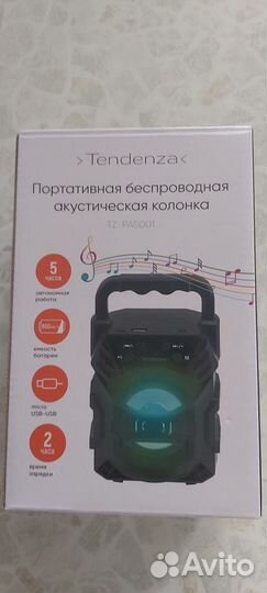 Портативная колонка bluetooth