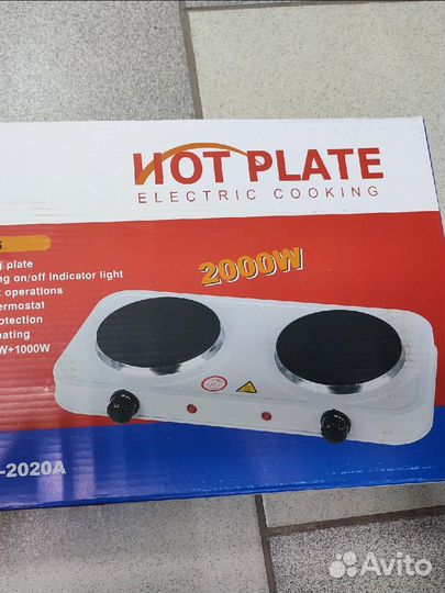 Плитка электрическая 2 конфорки