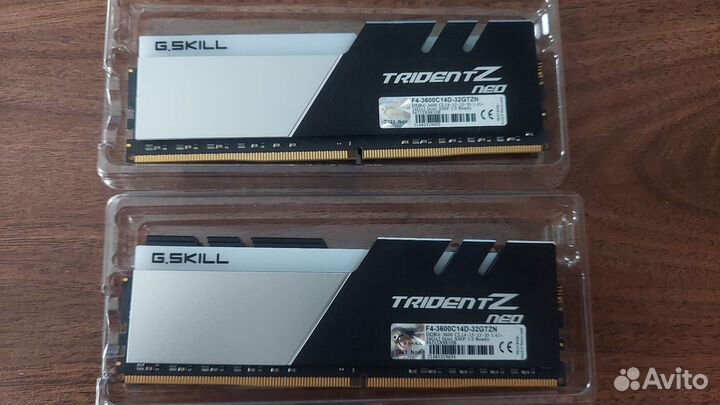 DDR4 G.Skill TridentZ 32 gb 3600Mh CL14