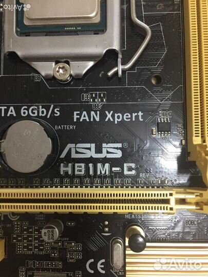 Материнская плата 1150 asus H81M-C