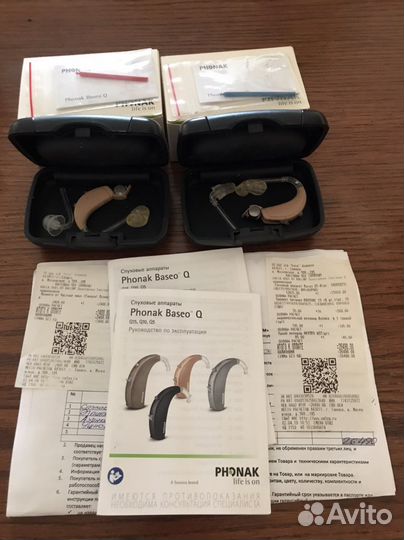 Слуховой аппарат правый и левый Швейцария