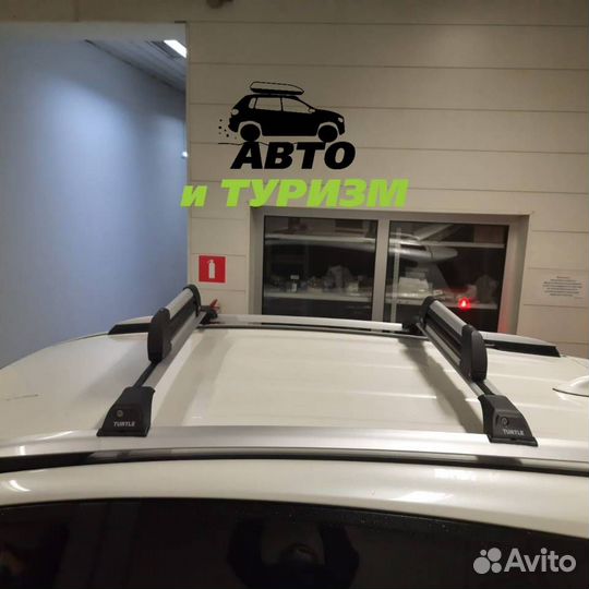 Багажник на рейлинги аэро без выступа Toyota Rav 4