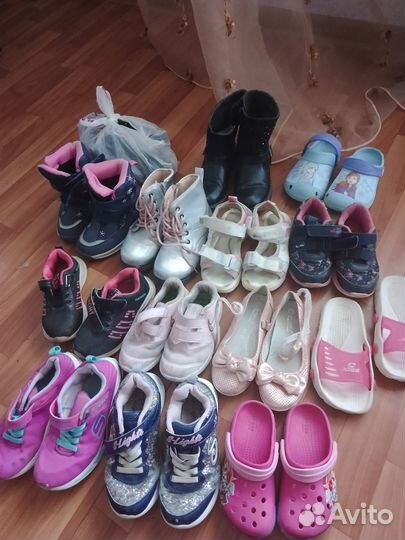 Детская обувь для девочек пакетом размер от 26-29