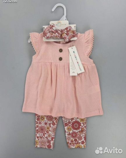 Костюм для девочки летний легкий 56-104