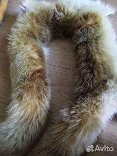 Меховой воротник лиса