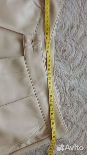 Кожаные брюки женские