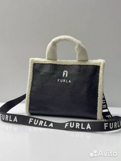 Сумка женская Furla с мехом