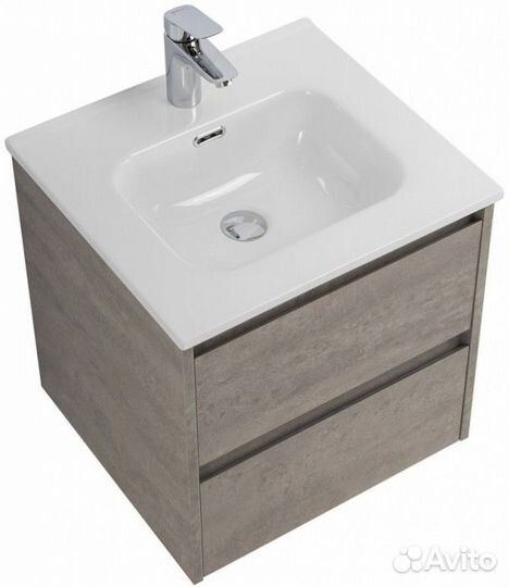 Тумба с раковиной BelBagno Kraft 50-BB500ETL Cemento Grigio