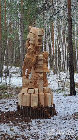 Скульптура на заказ из дерева