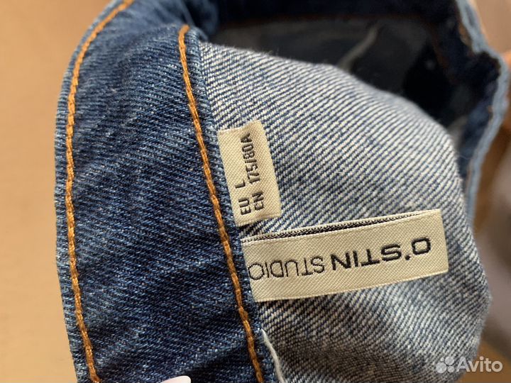 Джинсовая юбка размер l