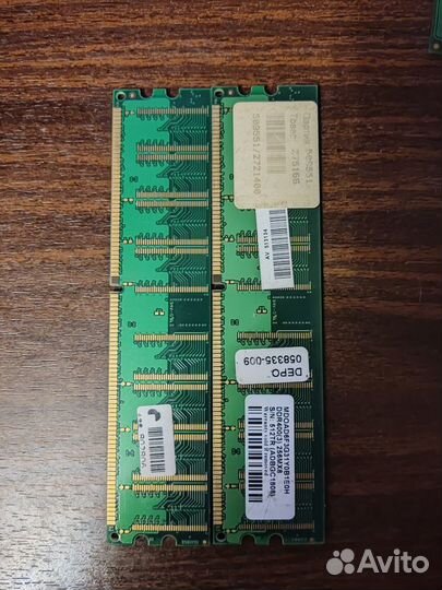 Оперативная память DDR2, DDR3 - 256мб - 1гб