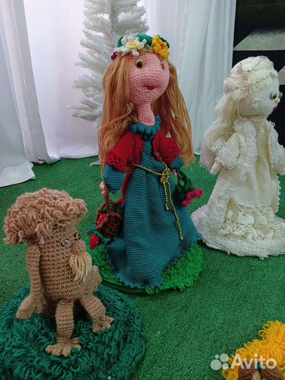 Куклы вязаные для театра