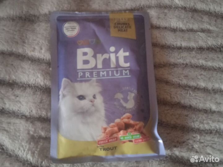 Корм для кошек паучи Brit