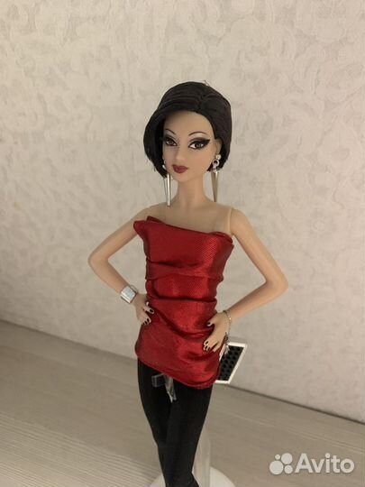 Кукла Barbie the look city shine: brunette doll
