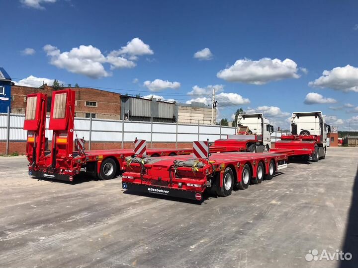 Полуприцеп трал (тяжеловоз) Kassbohrer LB4E, 2023