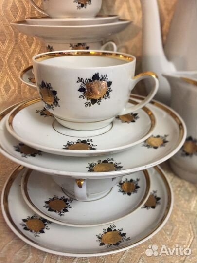 Кофейный сервиз СССР Рига