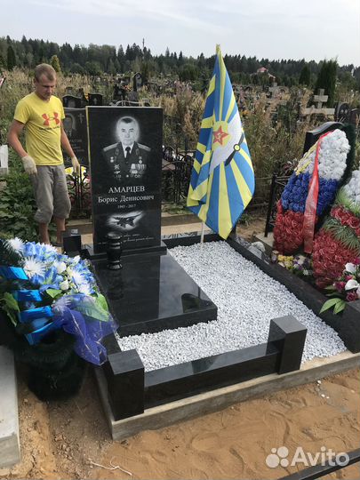 Памятники из гранита, благоустройство