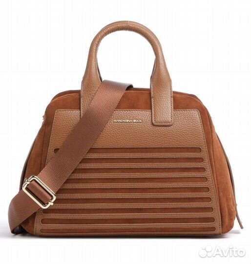 Сумка Mandarina Duck, замша с кожей