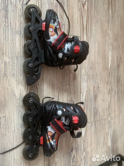 Роликовые коньки детские раздвижные