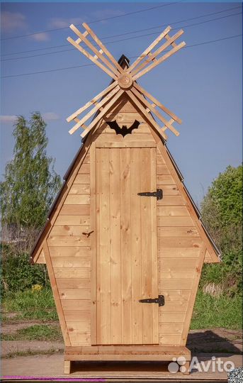 Дачный туалет с установкой