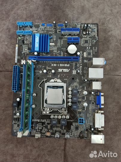 Связка Asus P8H61-MX с Intel i5 -2500K 4gb