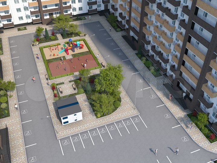 2-к. квартира, 54,3 м², 7/16 эт.